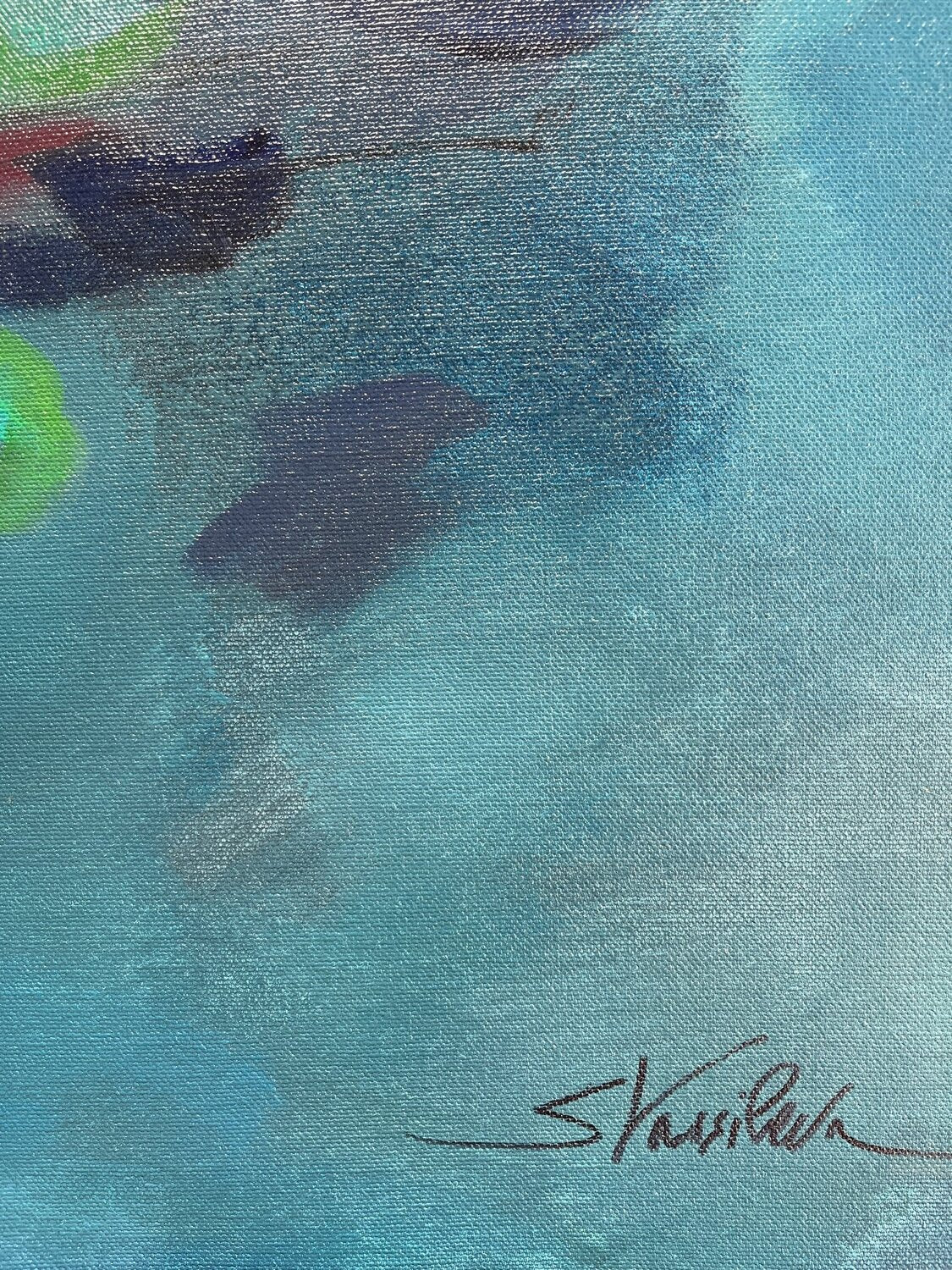 Waterlilies Evening - Detail 2
