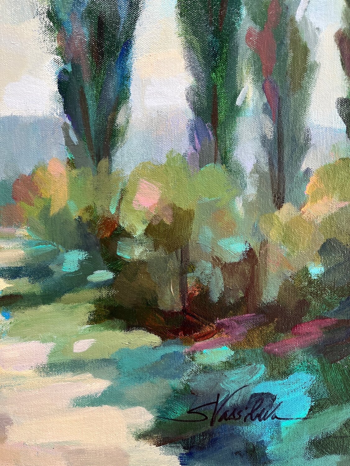Majestic Poplars - Detail 1