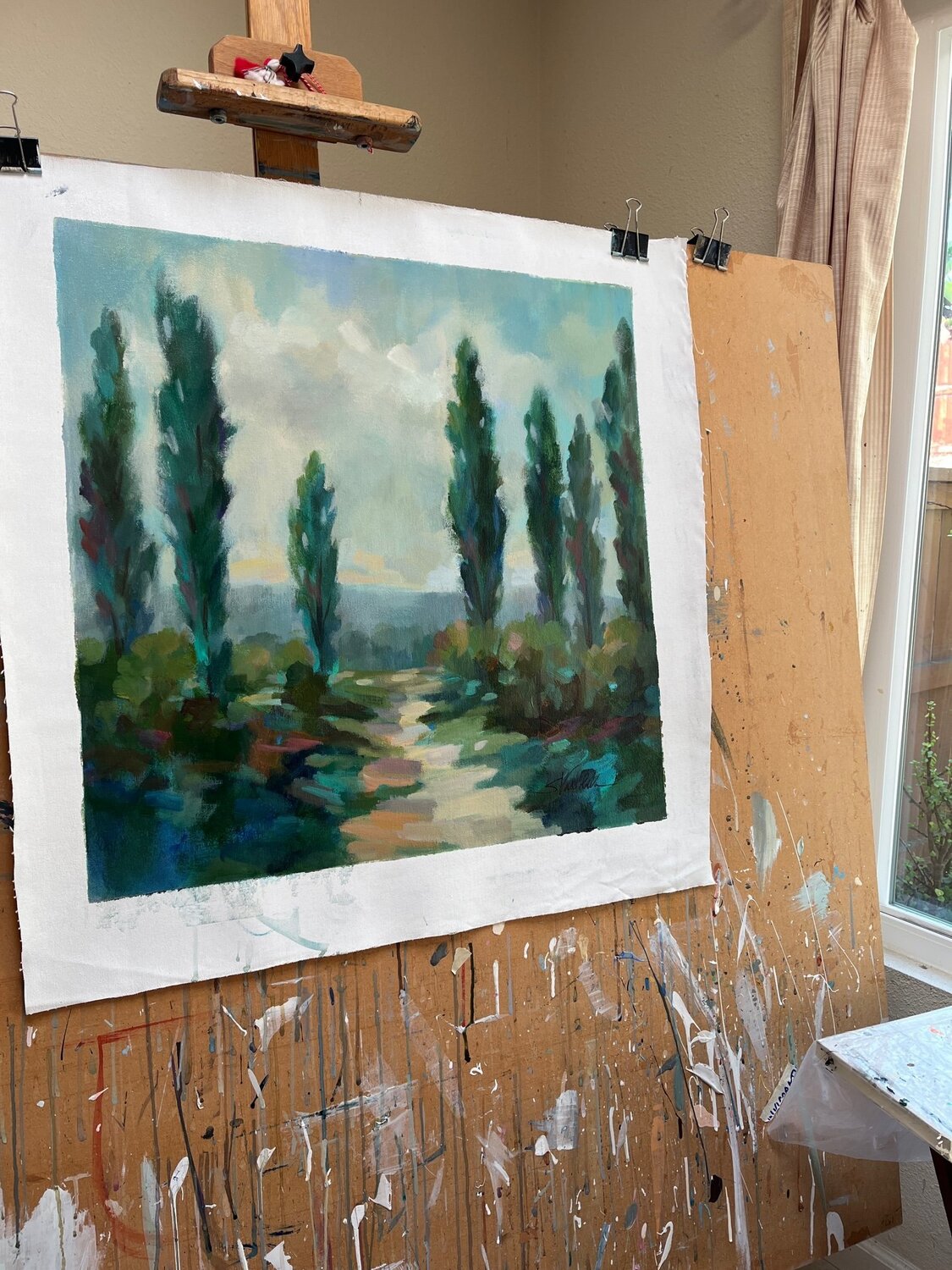 Majestic Poplars - Detail 3