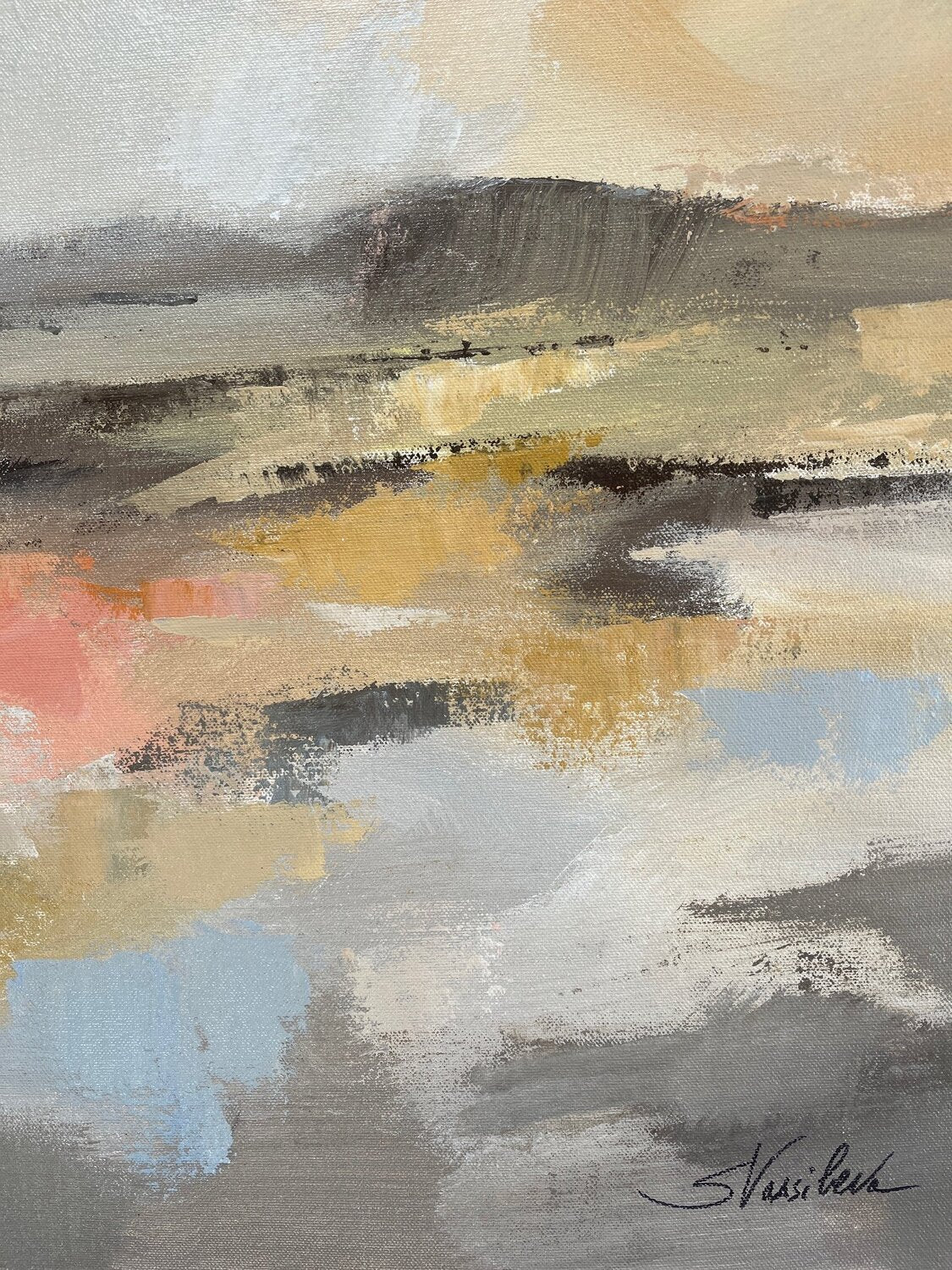 Sunlit River - Detail 1