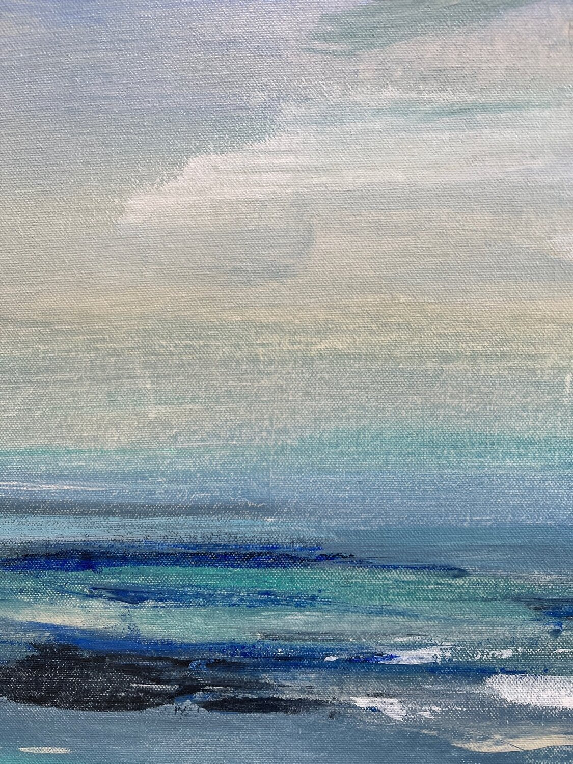 Turquoise Sea Waves II - Detail 1