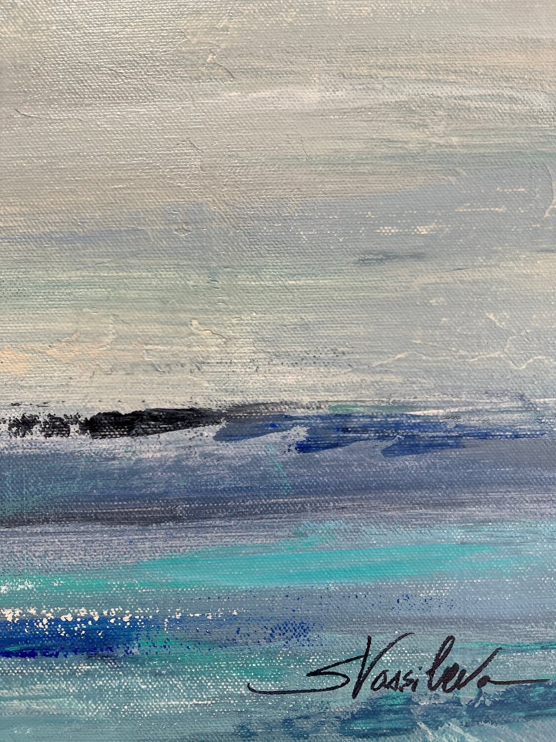 Turquoise Sea Wave I - Detail 1