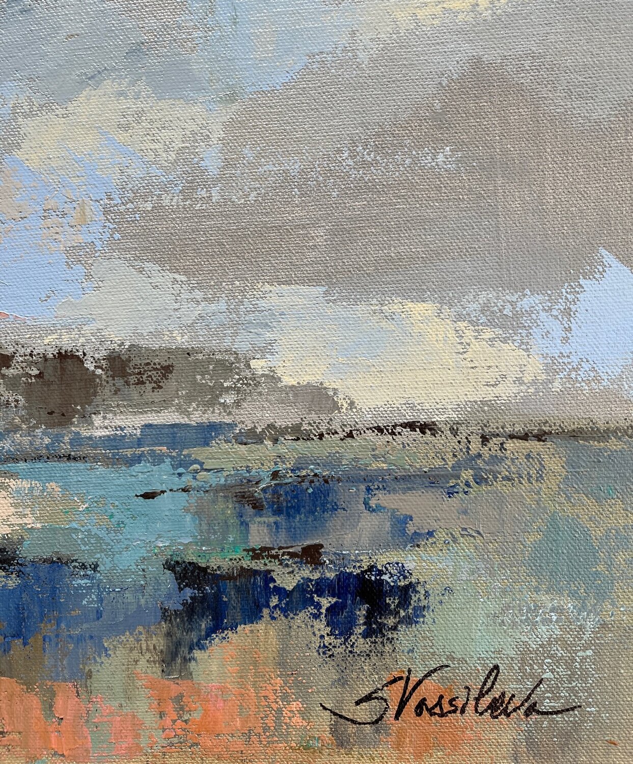 River and Sky II - Detail 1