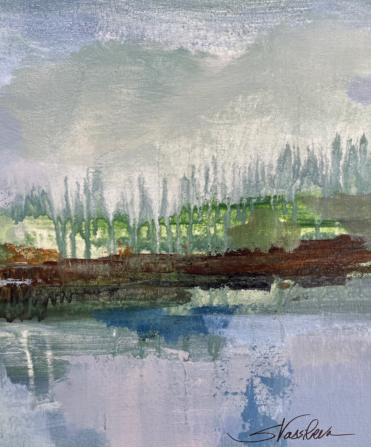 Rain over the Lagoon - Detail 1