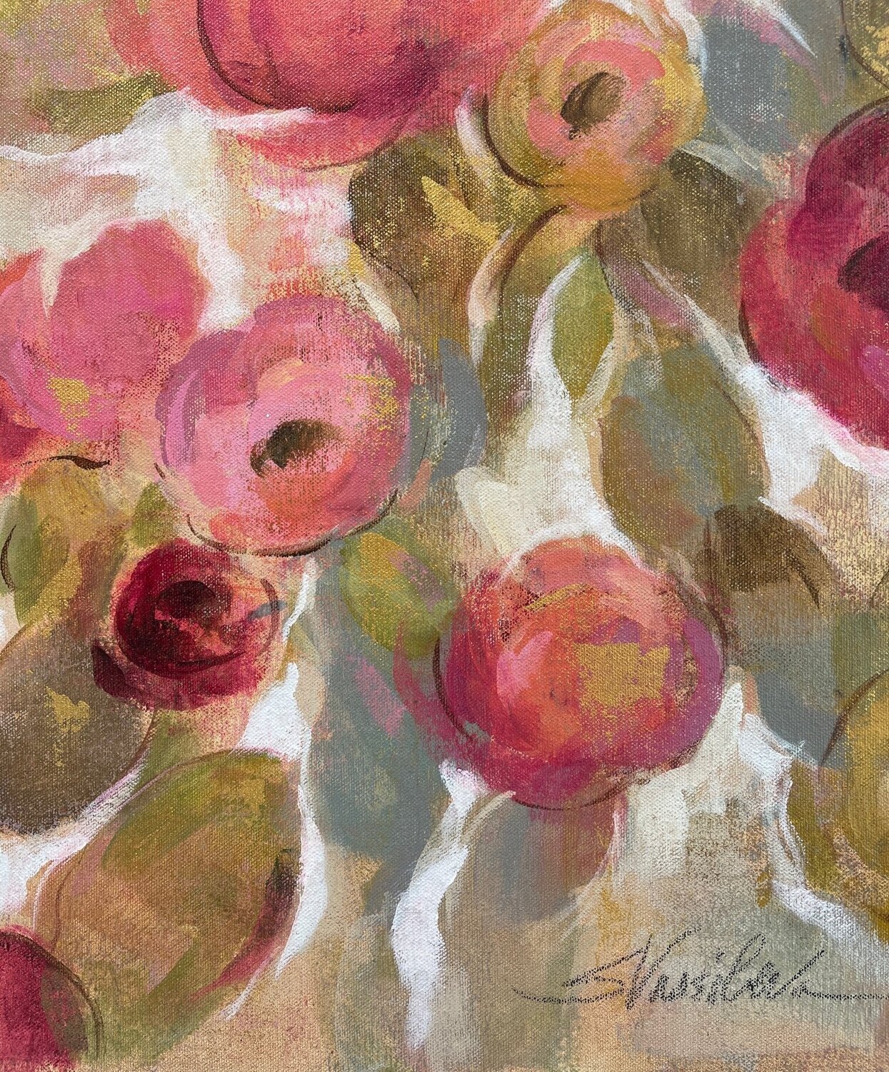 Glorious Pink Floral - Detail 1