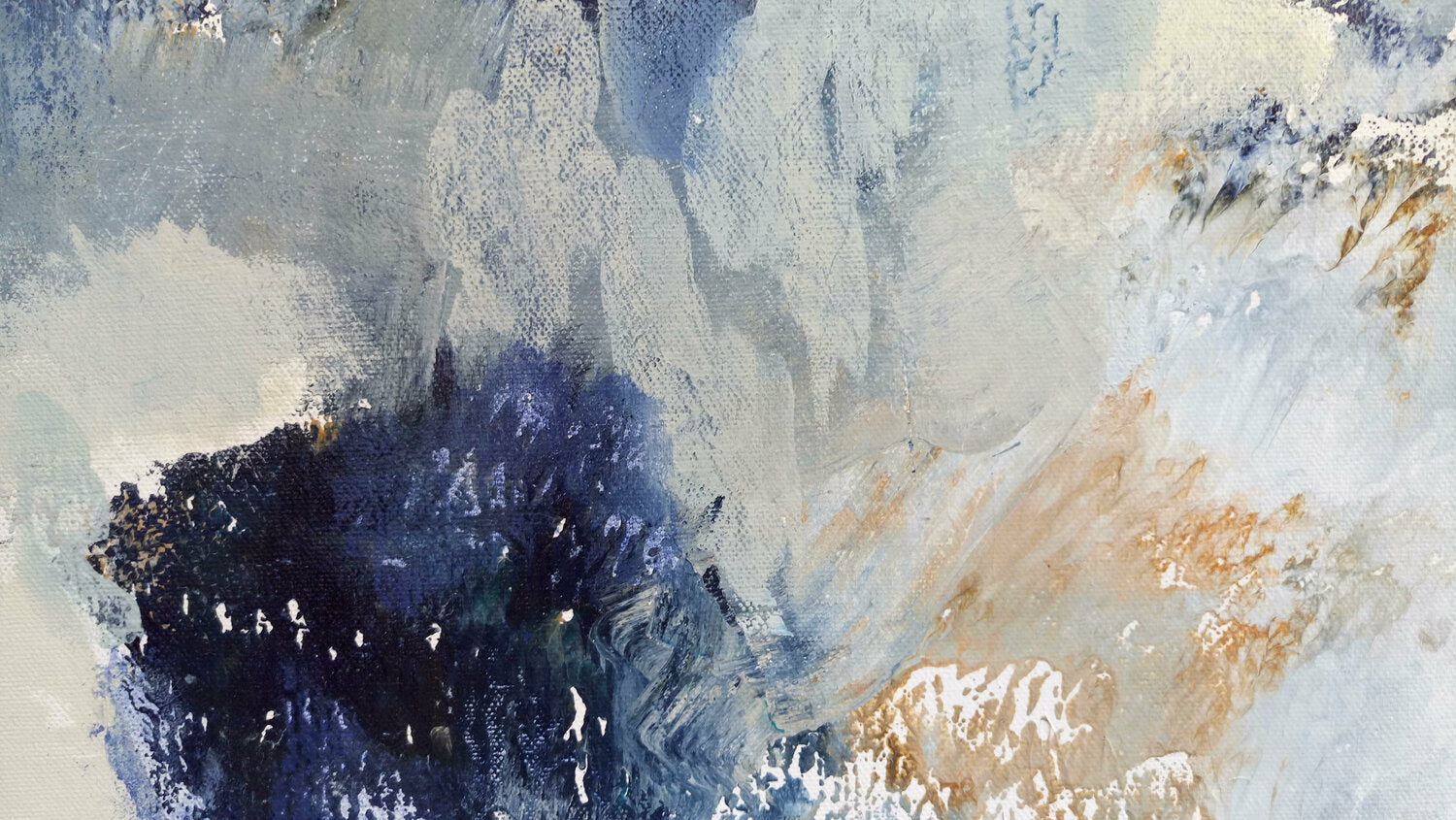 Indigo Mono-type - Detail 2