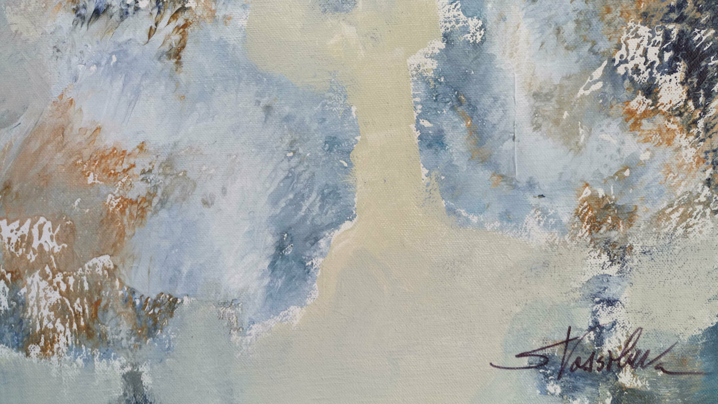 Indigo Mono-type - Detail 3