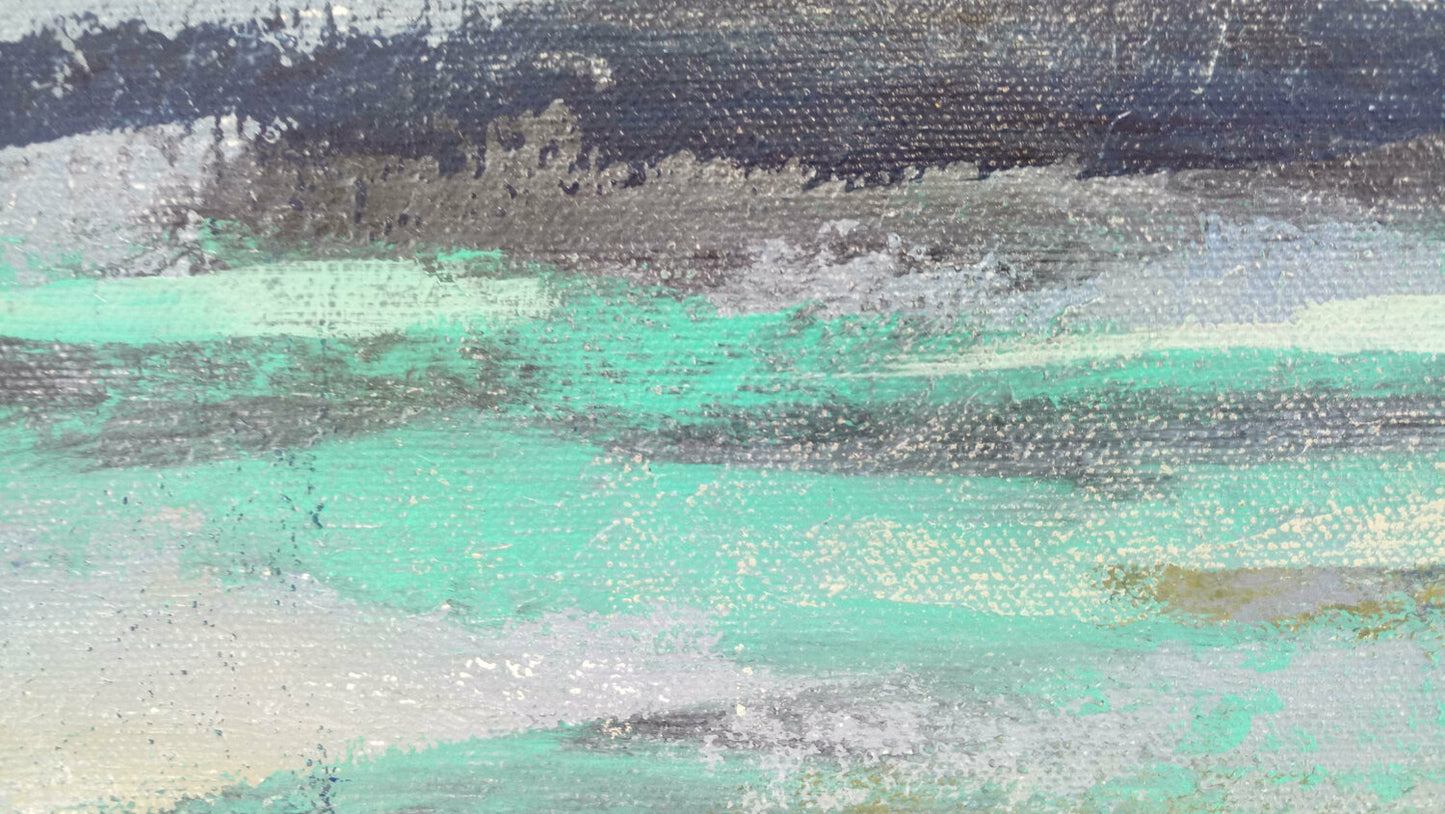 Teal Wave II - Detail 4