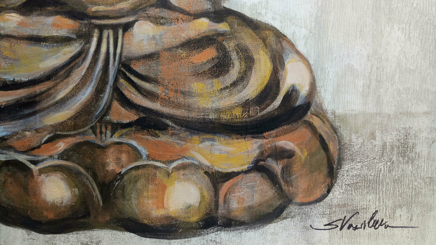 Bronze Buddha - Detail 1