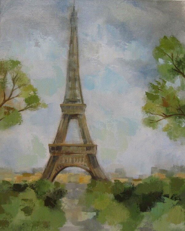 Eiffel Tower  - Spring by Silvia Vassileva