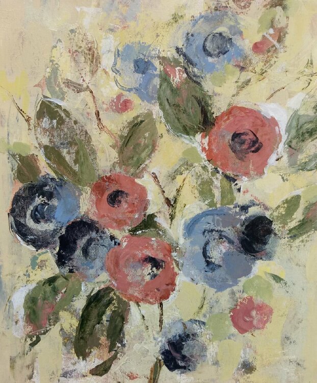 Shabby Chic Flowers by Silvia Vassileva