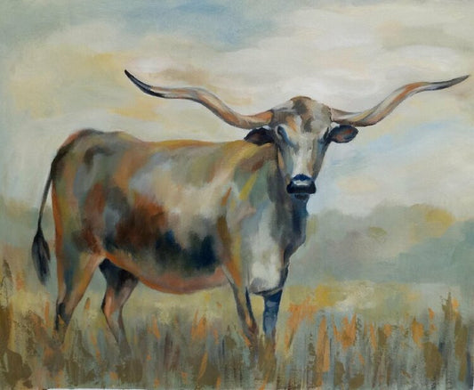 Longhorn Cow by Silvia Vassileva